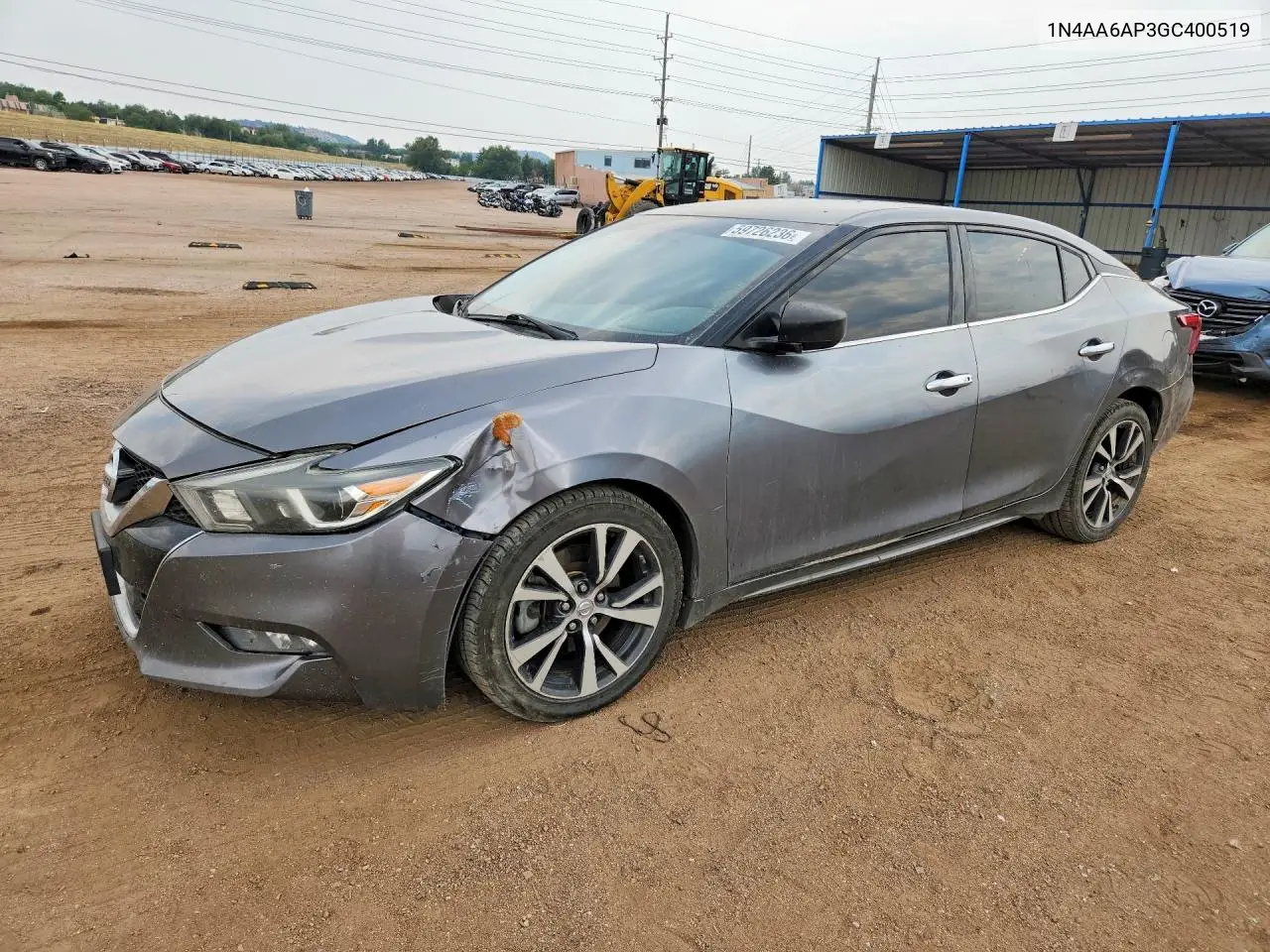 2016 Nissan Maxima 3.5 S VIN: 1N4AA6AP3GC400519 Lot: 59726236