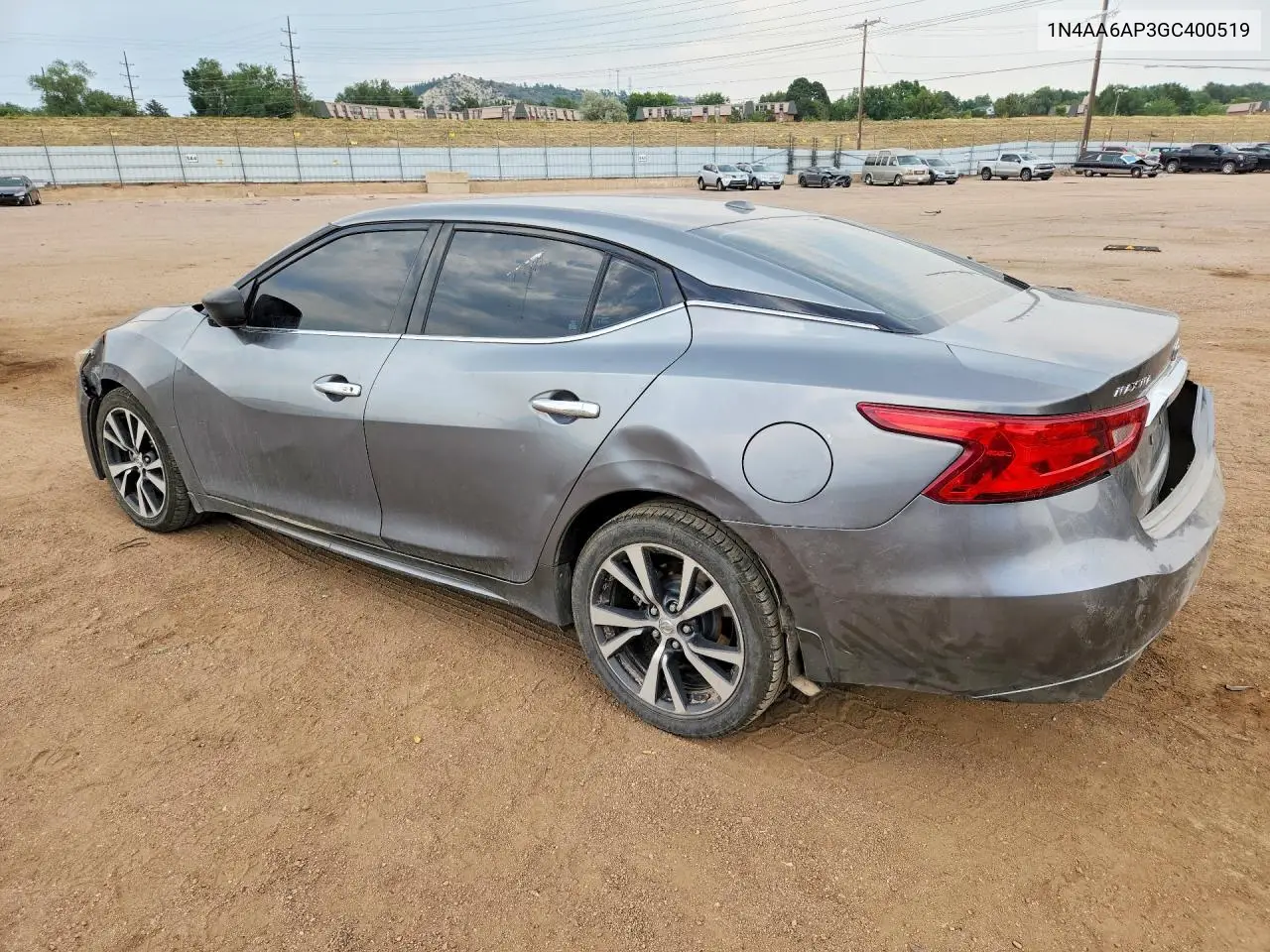 2016 Nissan Maxima 3.5 S VIN: 1N4AA6AP3GC400519 Lot: 59726236