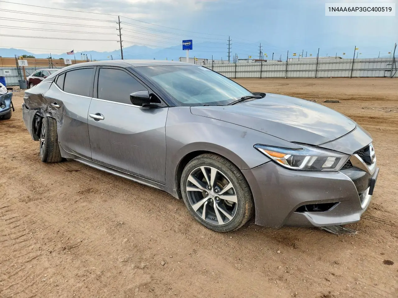 2016 Nissan Maxima 3.5 S VIN: 1N4AA6AP3GC400519 Lot: 59726236