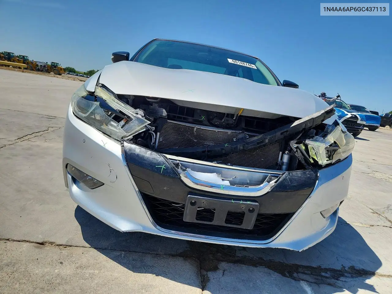2016 Nissan Maxima 3.5 Sl VIN: 1N4AA6AP6GC437113 Lot: 60148746