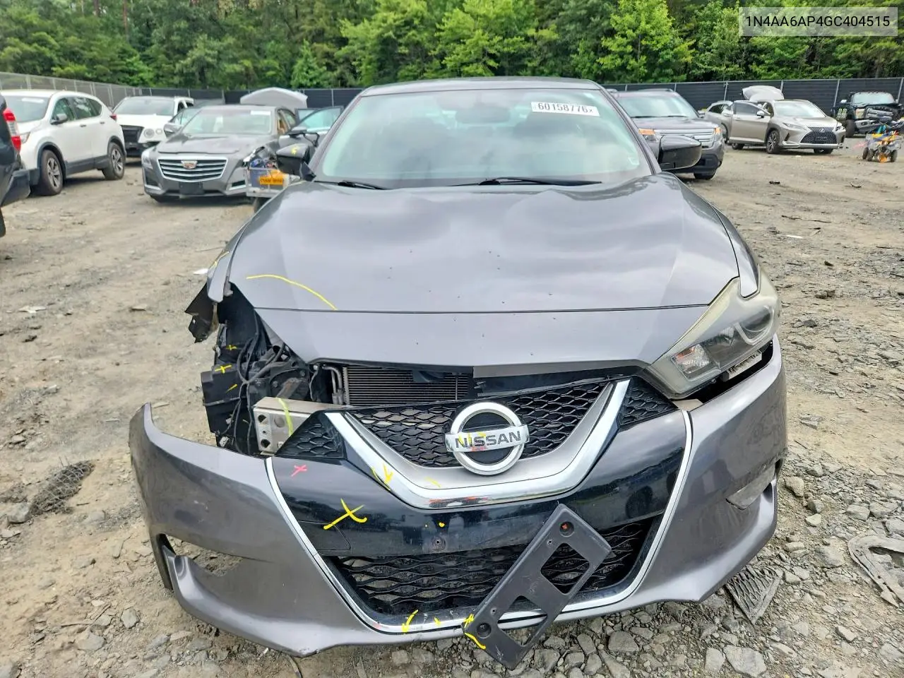 2016 Nissan Maxima 3.5 S VIN: 1N4AA6AP4GC404515 Lot: 60158776