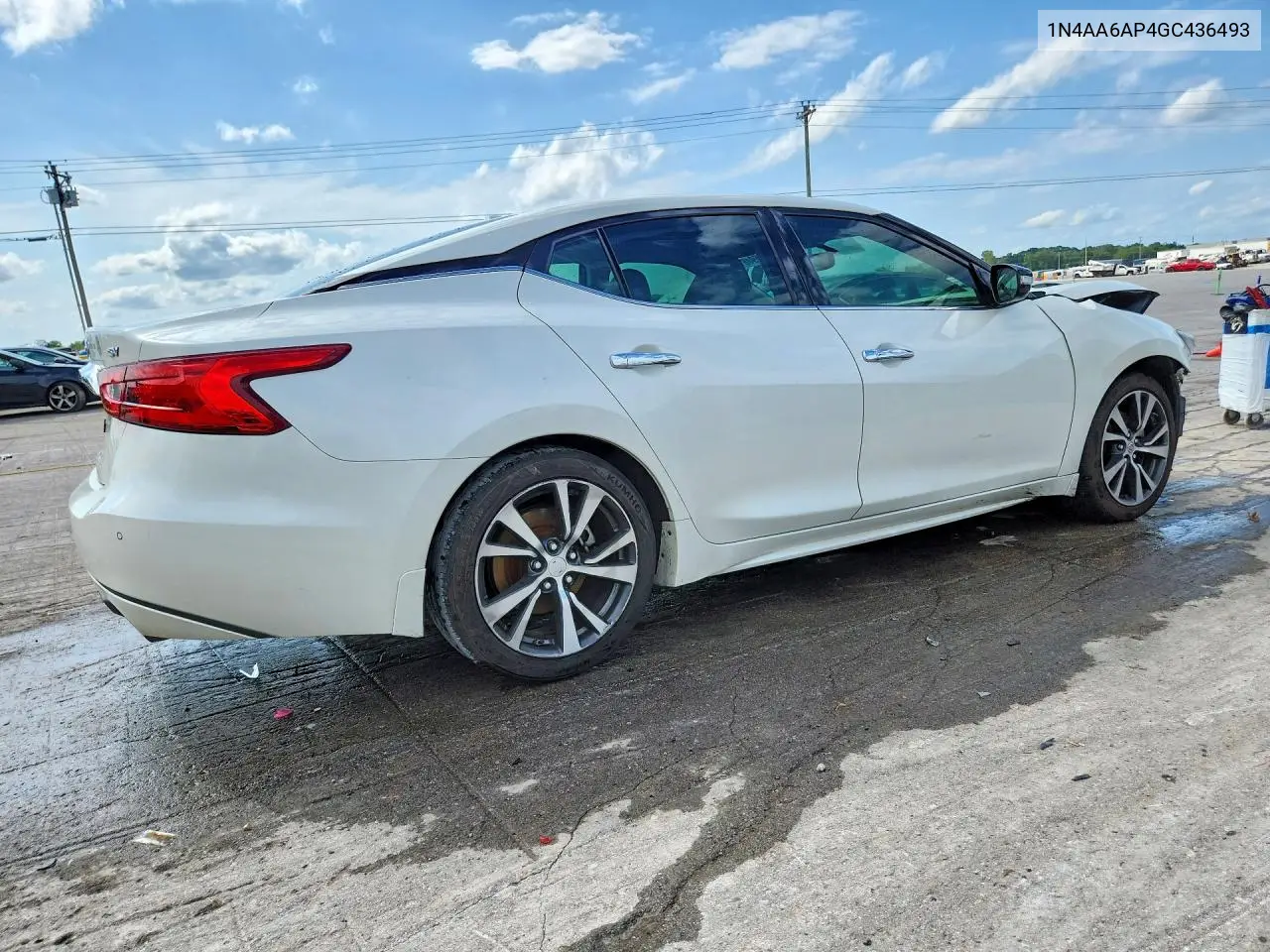 2016 Nissan Maxima 3.5 Sv VIN: 1N4AA6AP4GC436493 Lot: 60585946