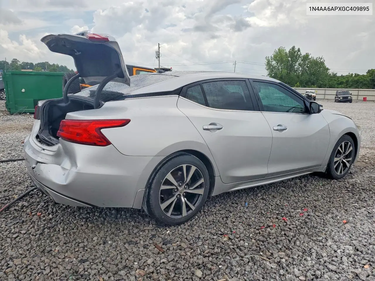 2016 Nissan Maxima 3.5 Sl VIN: 1N4AA6APXGC409895 Lot: 60608056