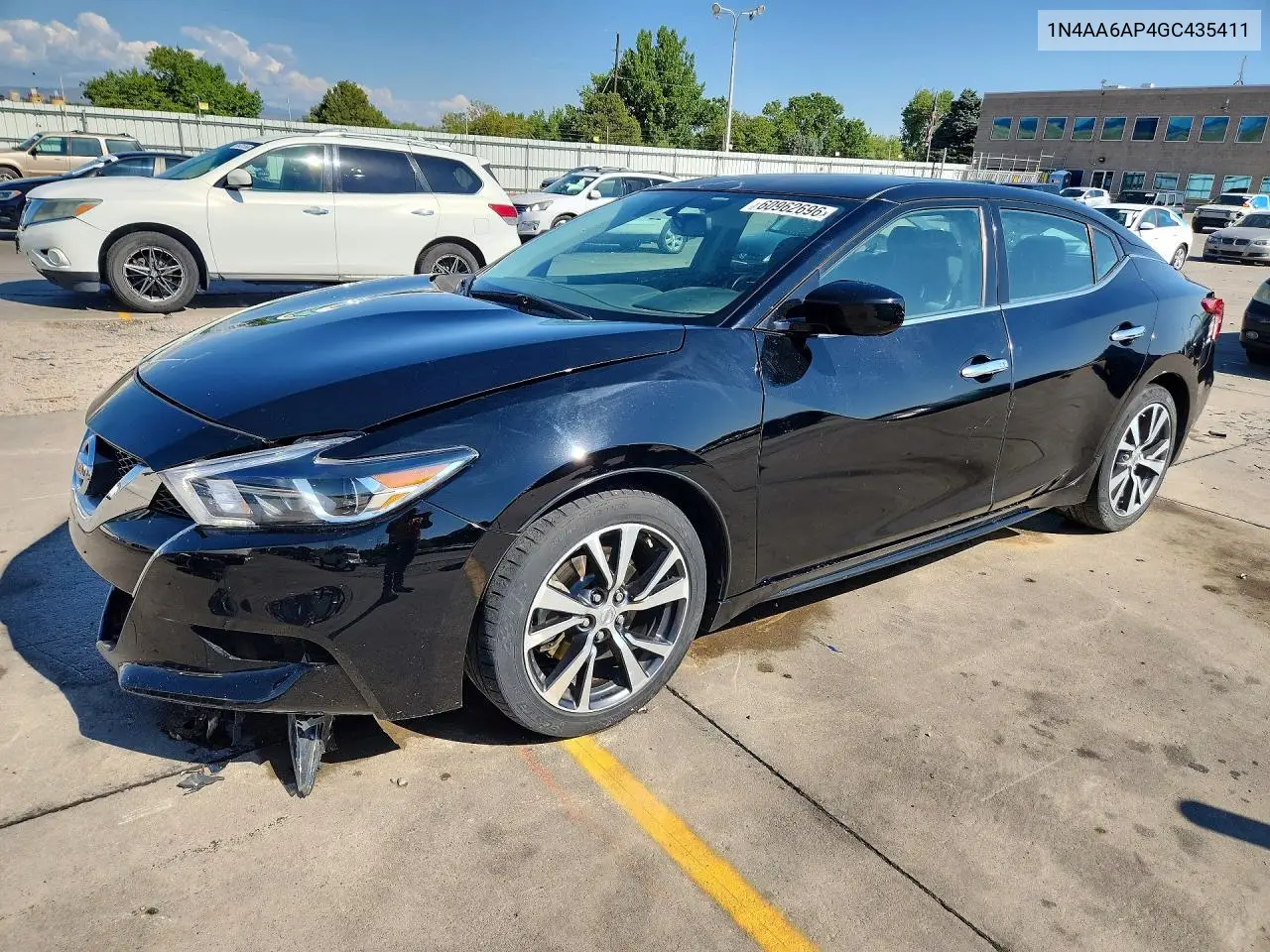 2016 Nissan Maxima 3.5 S VIN: 1N4AA6AP4GC435411 Lot: 60962696