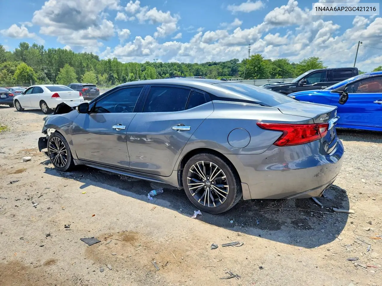 2016 Nissan Maxima Platinum VIN: 1N4AA6AP2GC421216 Lot: 61160026