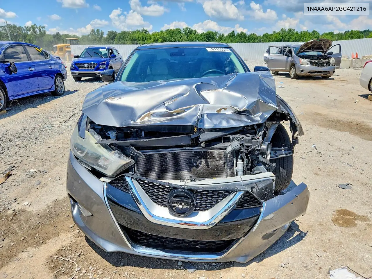 2016 Nissan Maxima Platinum VIN: 1N4AA6AP2GC421216 Lot: 61160026