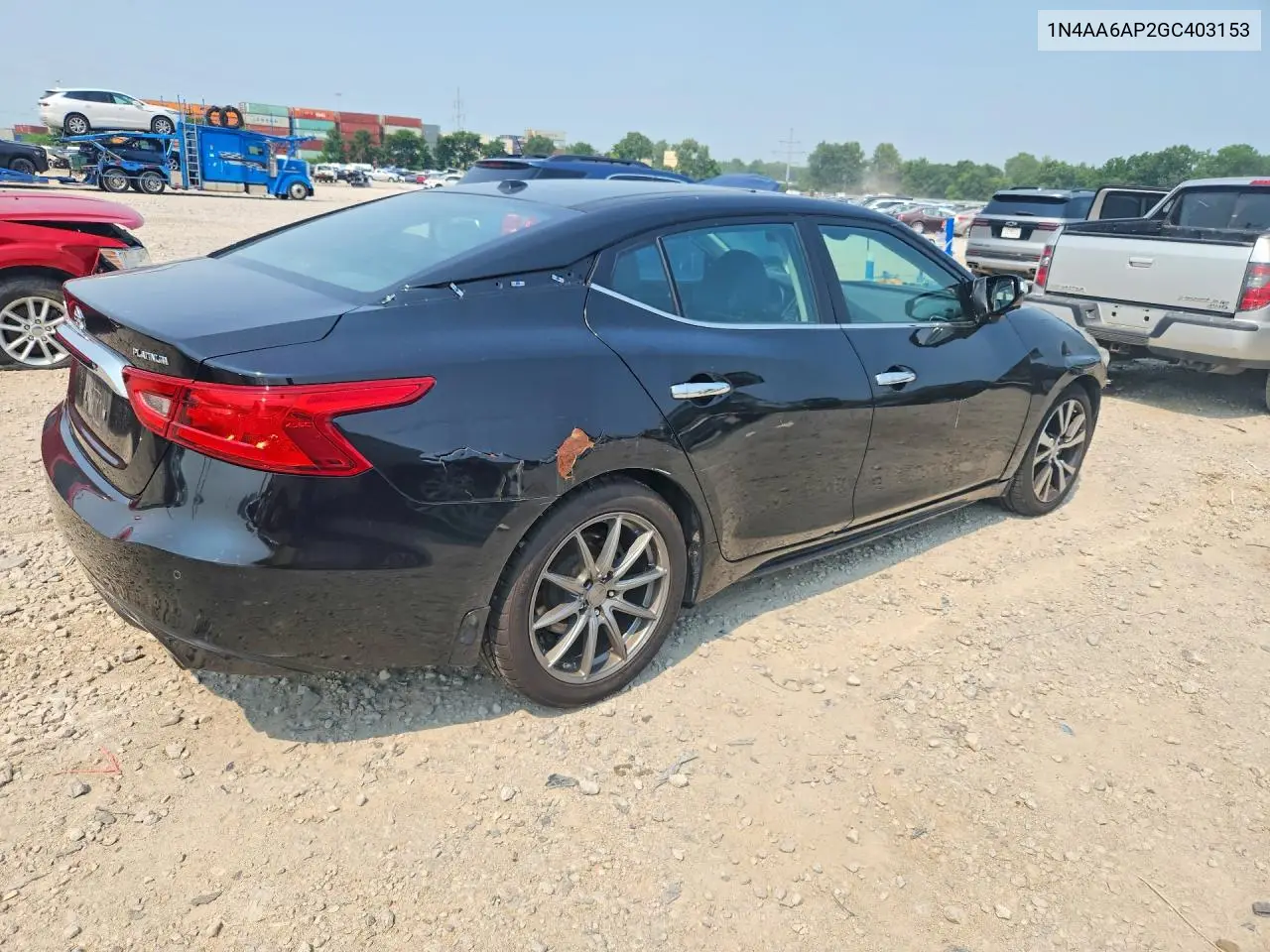 2016 Nissan Maxima Platinum VIN: 1N4AA6AP2GC403153 Lot: 61382006