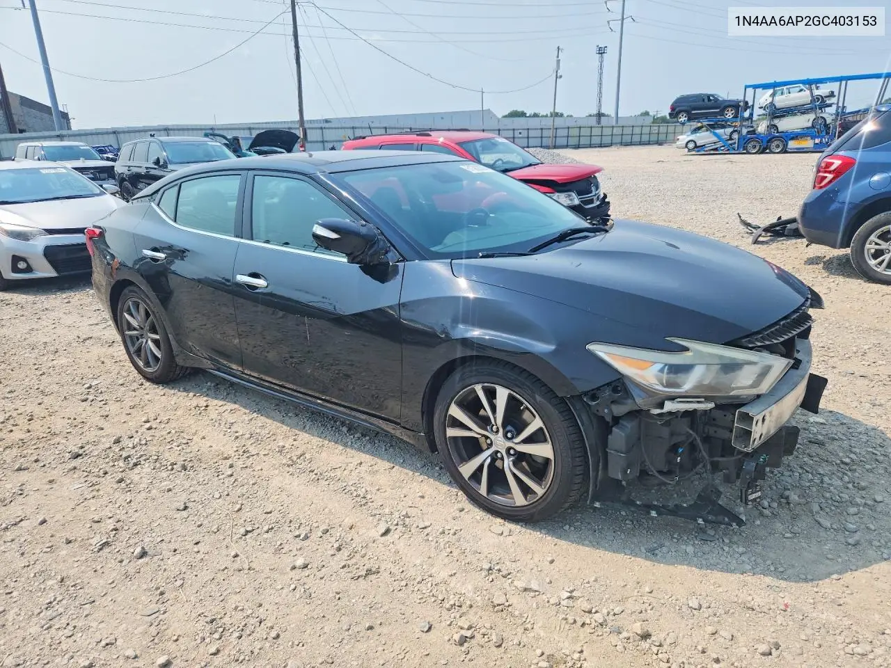 2016 Nissan Maxima Platinum VIN: 1N4AA6AP2GC403153 Lot: 61382006