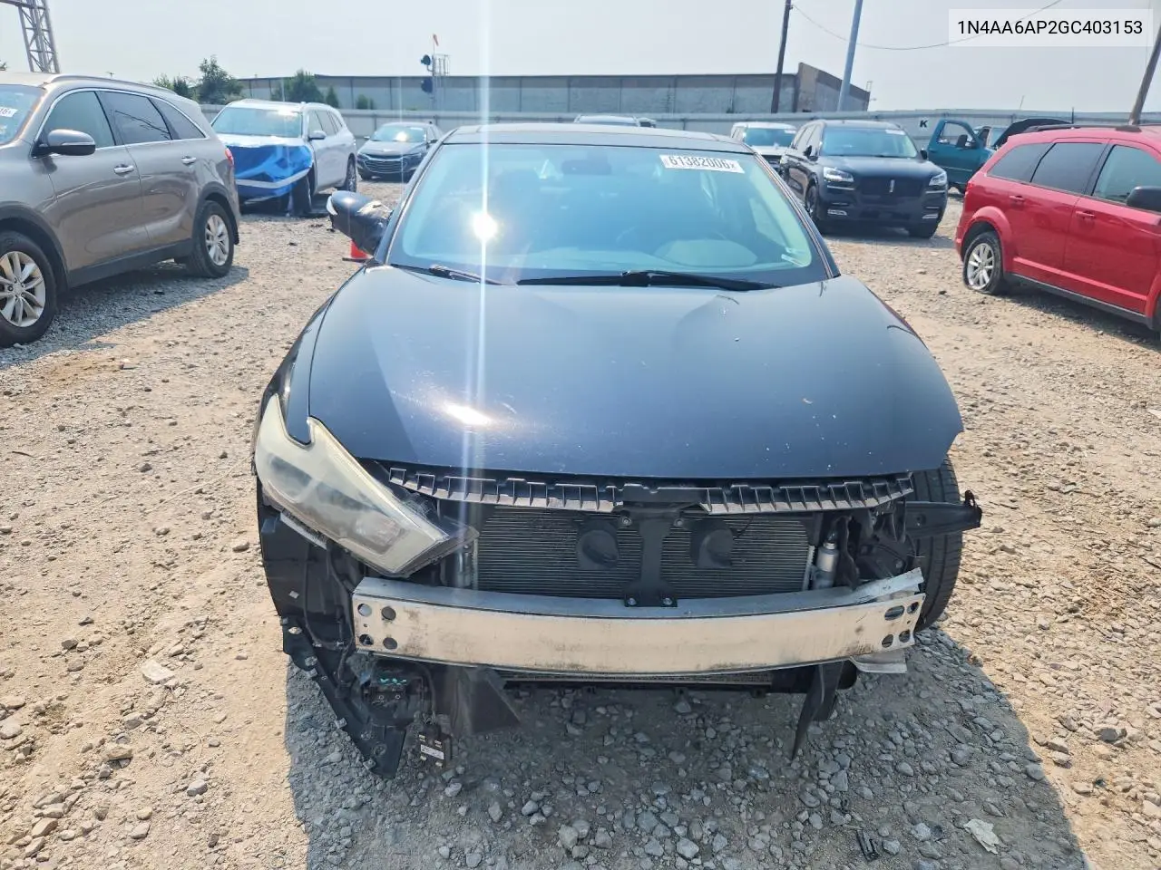2016 Nissan Maxima Platinum VIN: 1N4AA6AP2GC403153 Lot: 61382006