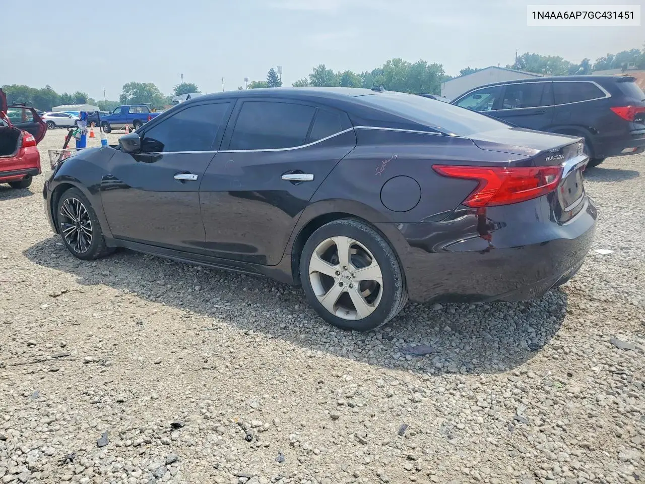 2016 Nissan Maxima 3.5 S VIN: 1N4AA6AP7GC431451 Lot: 61795636