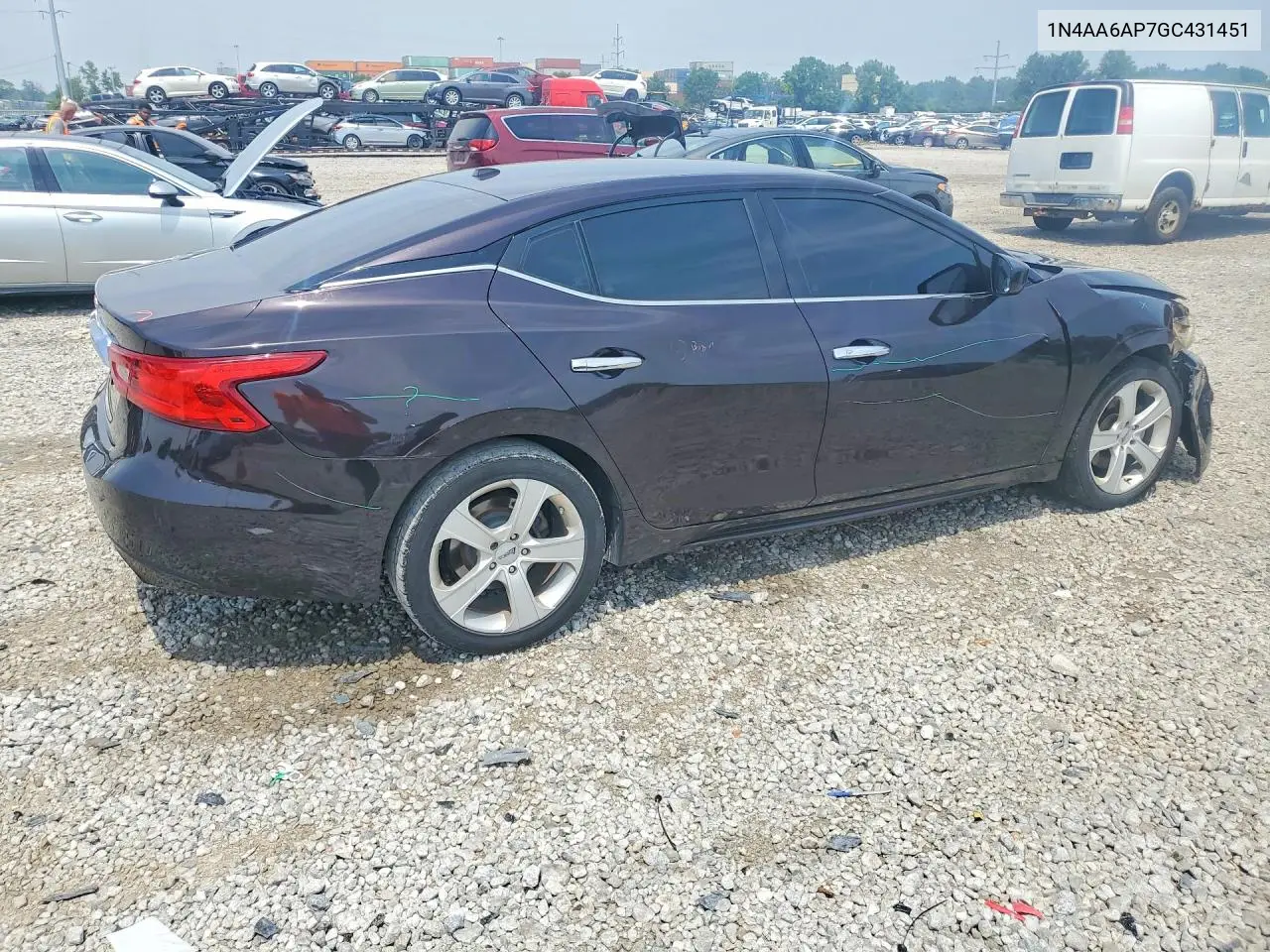 2016 Nissan Maxima 3.5 S VIN: 1N4AA6AP7GC431451 Lot: 61795636