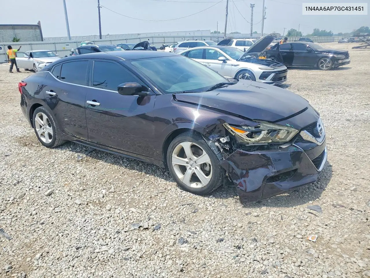 2016 Nissan Maxima 3.5 S VIN: 1N4AA6AP7GC431451 Lot: 61795636