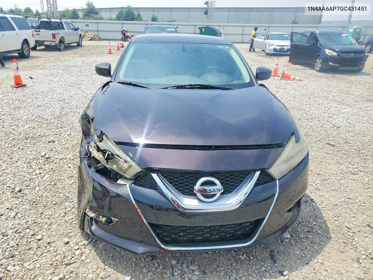 2016 Nissan Maxima 3.5 S VIN: 1N4AA6AP7GC431451 Lot: 61795636