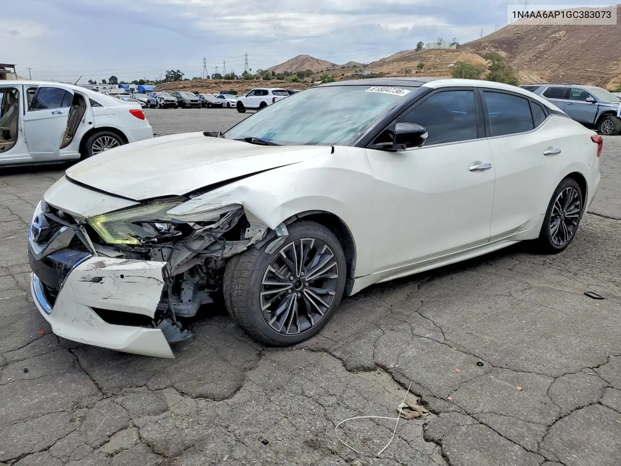 2016 Nissan Maxima Platinum VIN: 1N4AA6AP1GC383073 Lot: 61804736