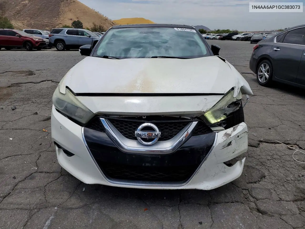 2016 Nissan Maxima Platinum VIN: 1N4AA6AP1GC383073 Lot: 61804736
