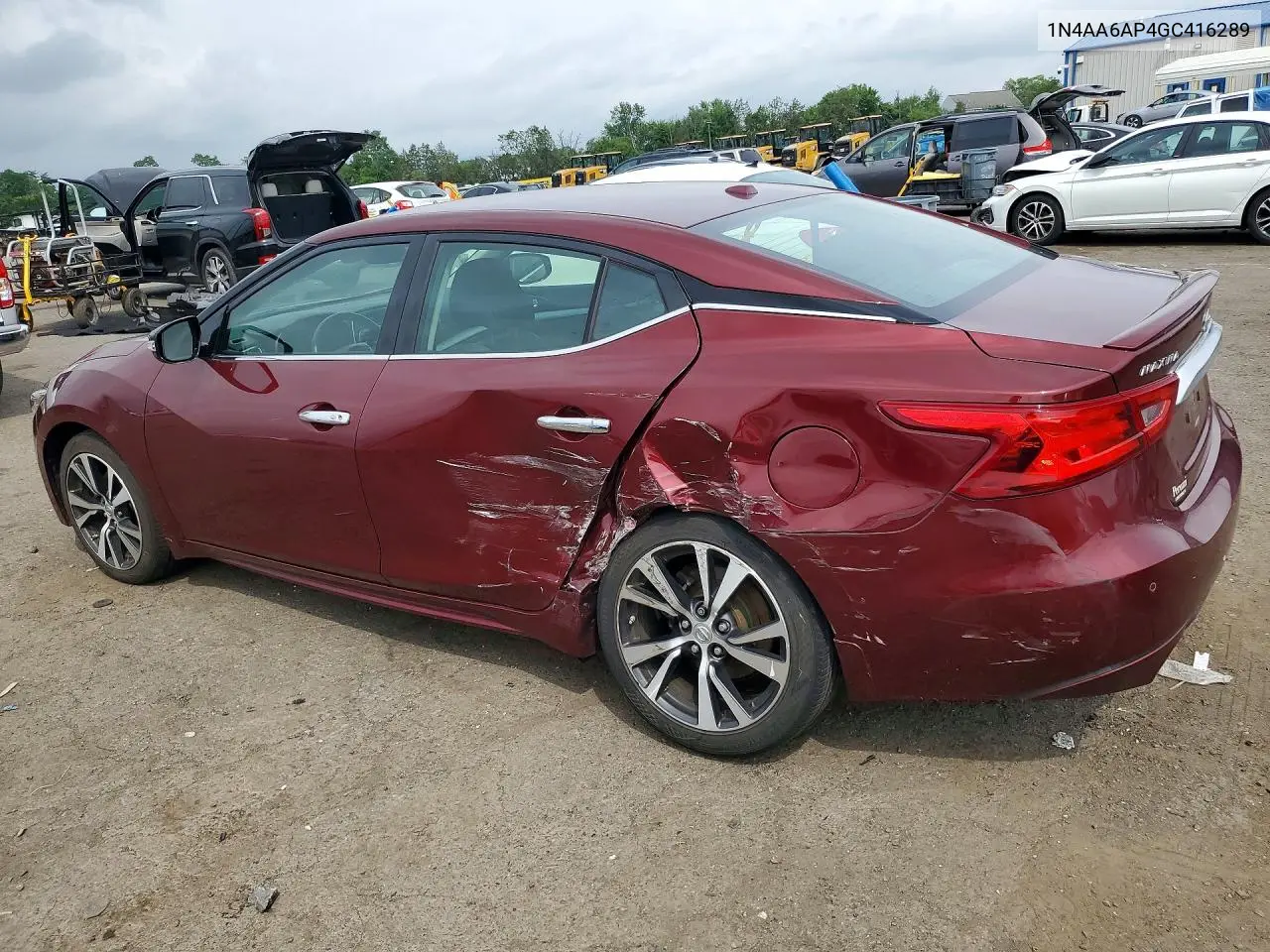 2016 Nissan Maxima 3.5 Sv VIN: 1N4AA6AP4GC416289 Lot: 61839046