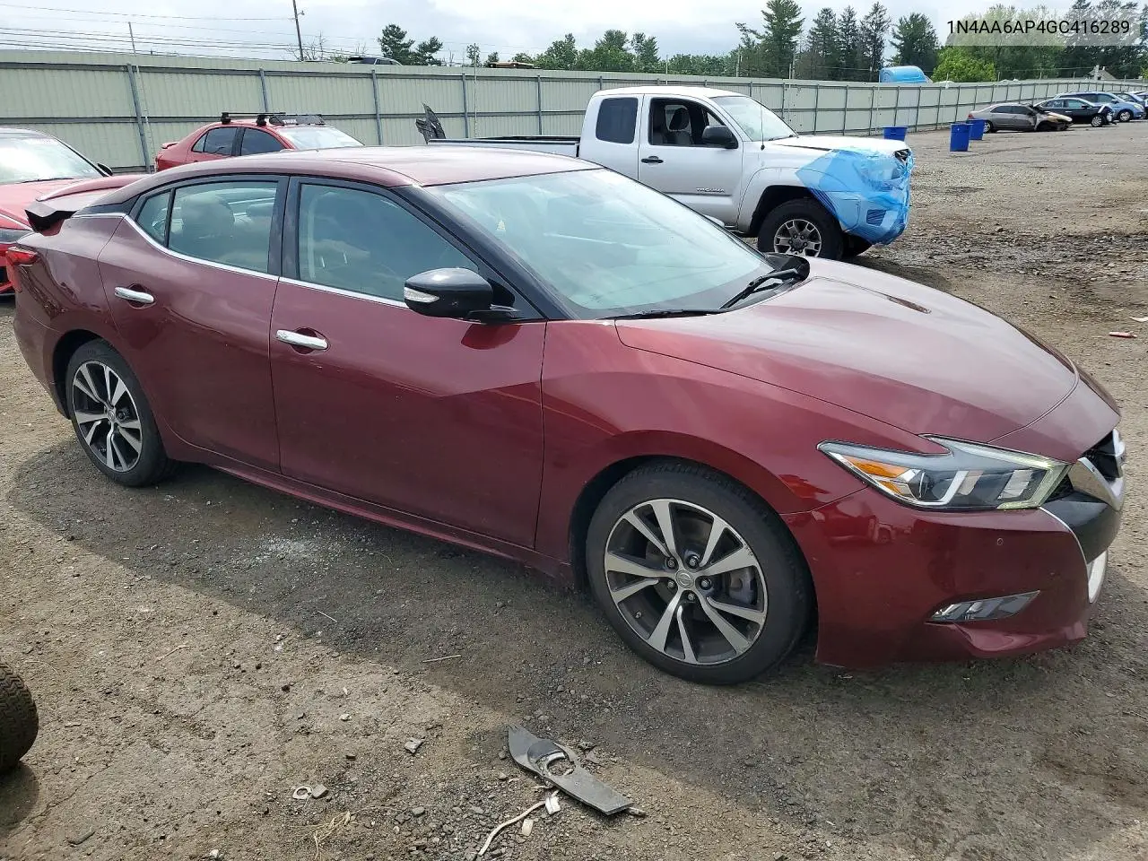 2016 Nissan Maxima 3.5 Sv VIN: 1N4AA6AP4GC416289 Lot: 61839046