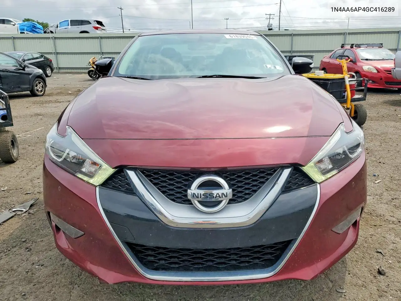 2016 Nissan Maxima 3.5 Sv VIN: 1N4AA6AP4GC416289 Lot: 61839046