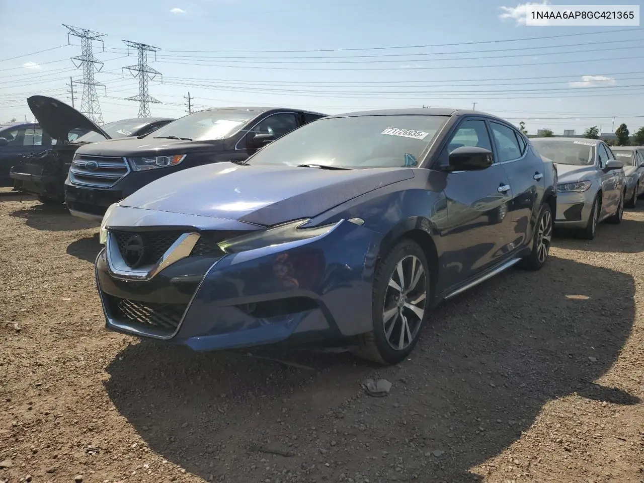 1N4AA6AP8GC421365 2016 Niss Maxima 3.5S