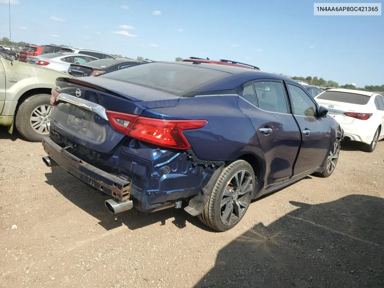 1N4AA6AP8GC421365 2016 Niss Maxima 3.5S