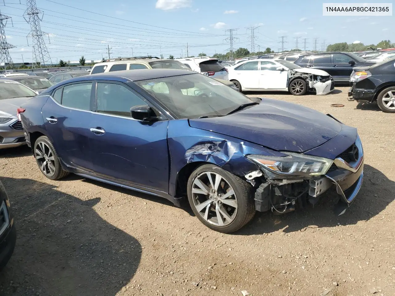 1N4AA6AP8GC421365 2016 Niss Maxima 3.5S