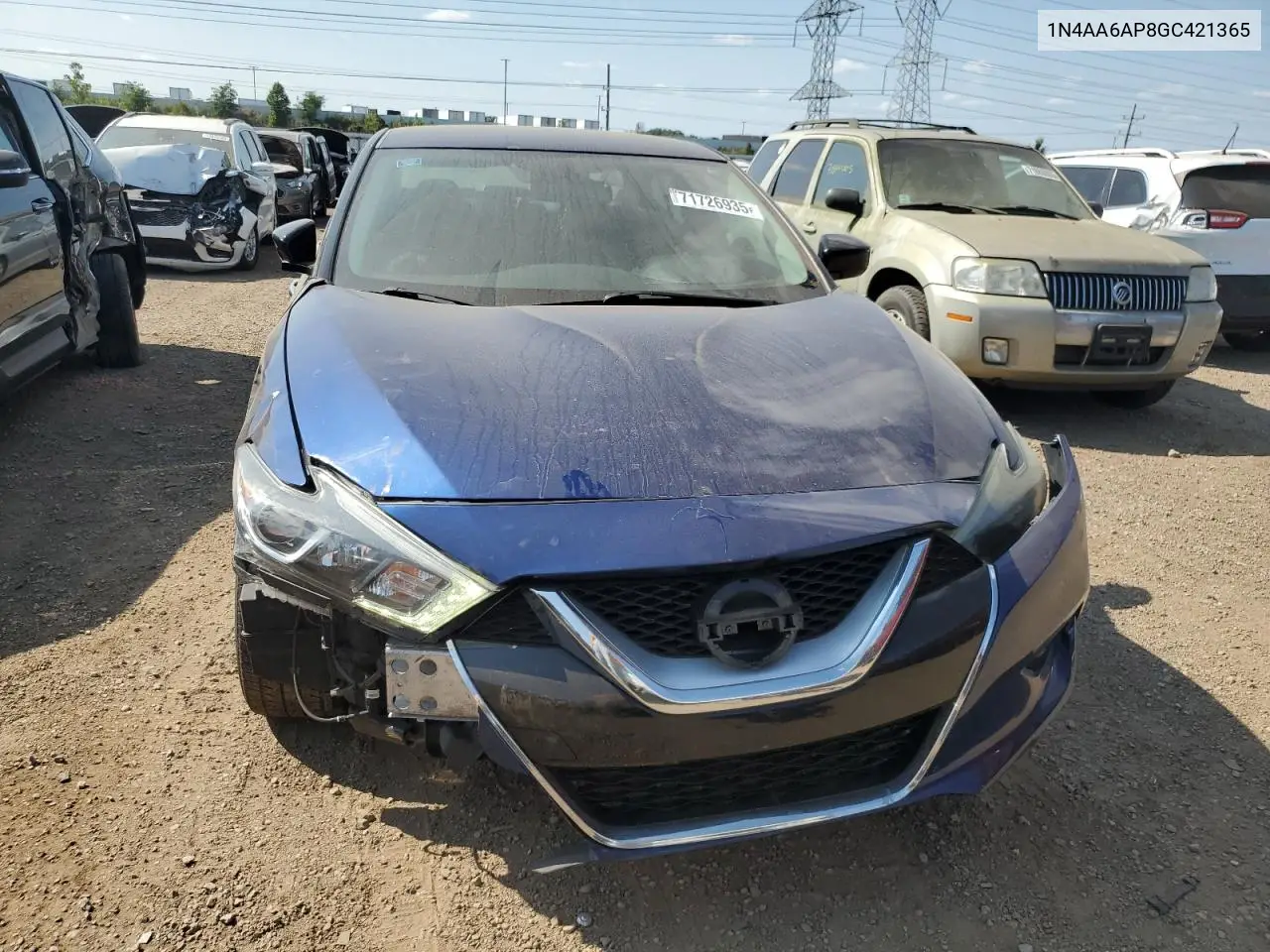 1N4AA6AP8GC421365 2016 Niss Maxima 3.5S