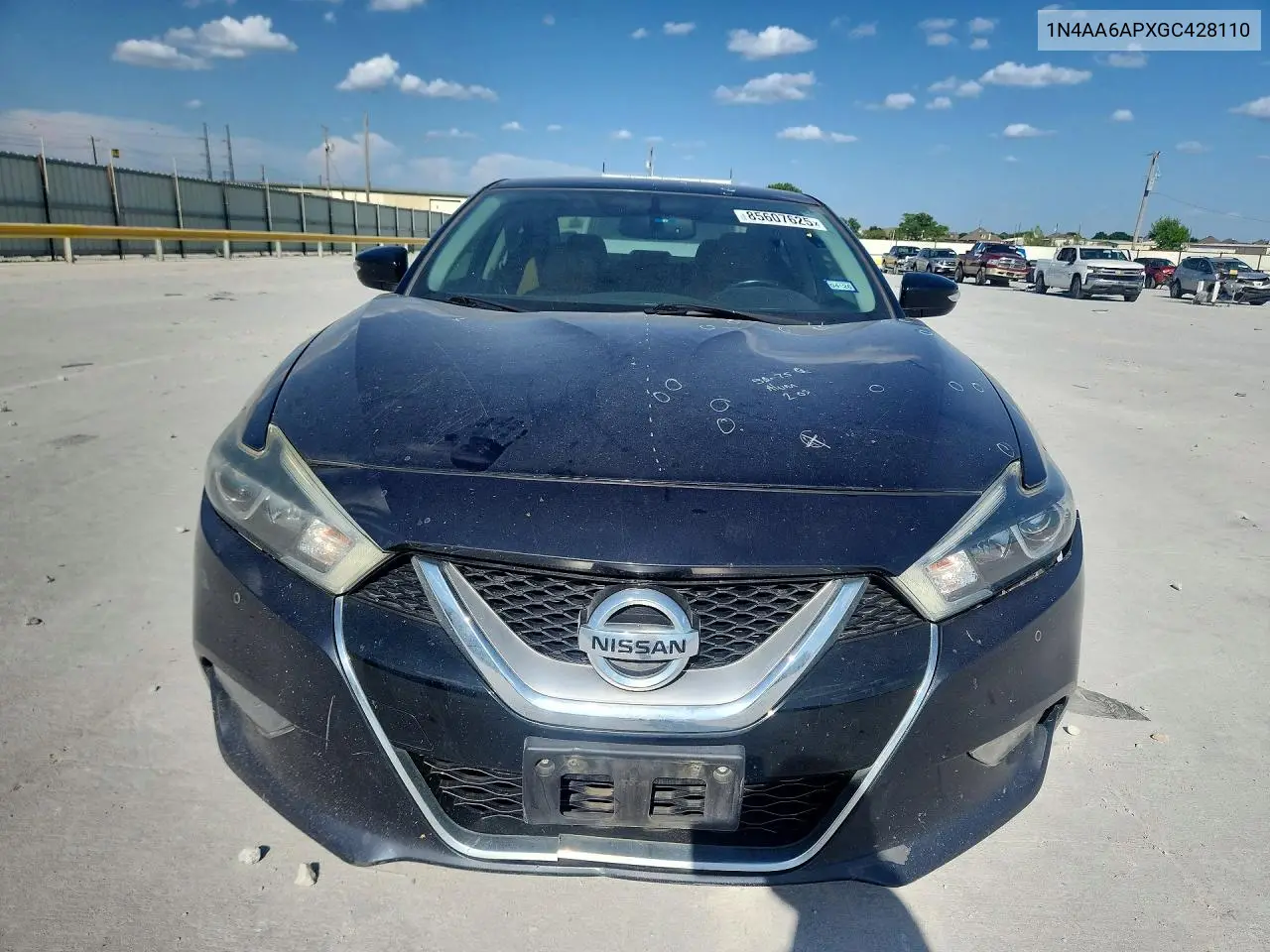 2016 Nissan Maxima 3.5 Sr VIN: 1N4AA6APXGC428110 Lot: 85607625