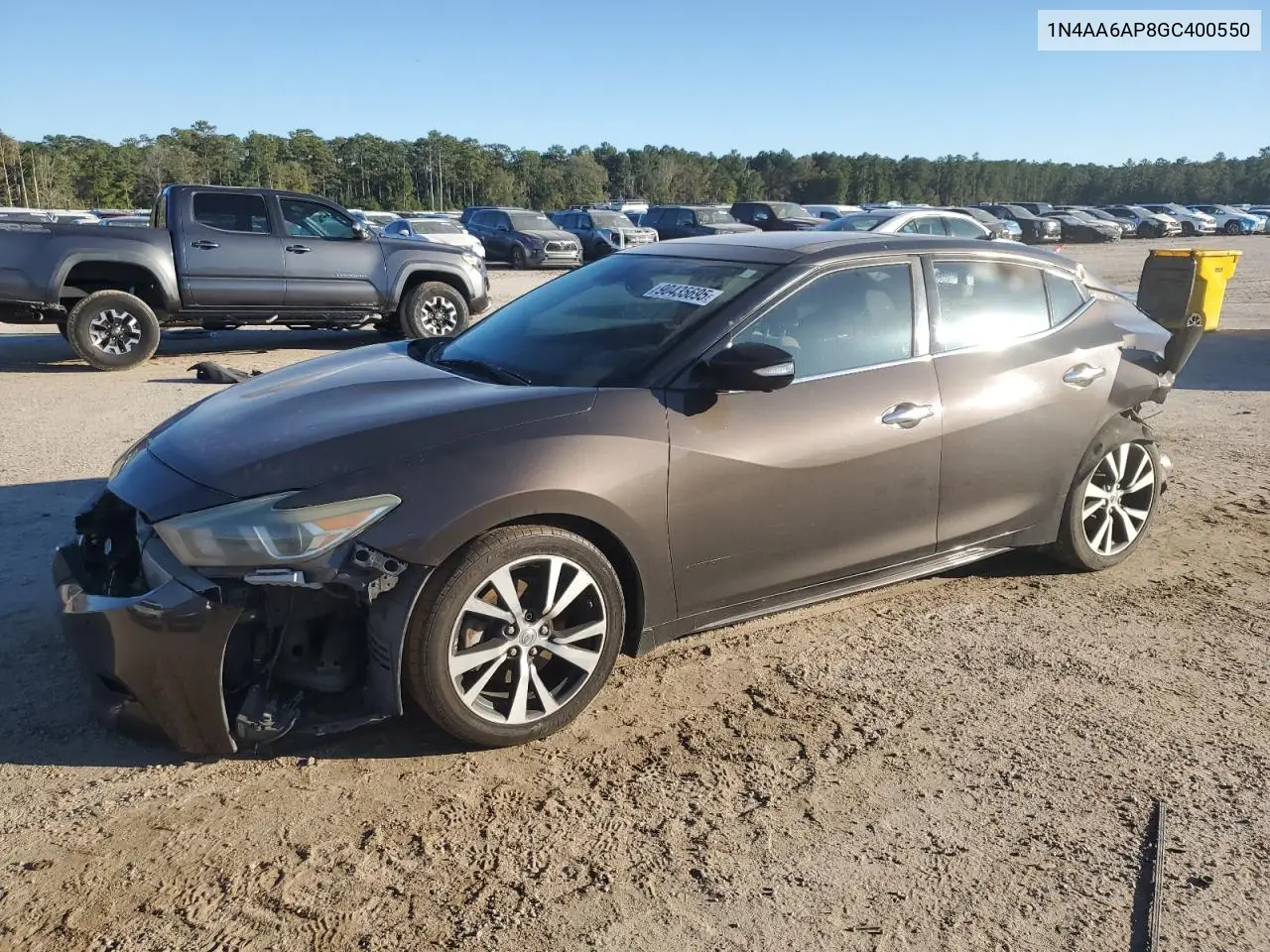 1N4AA6AP8GC400550 2016 Nissan Maxima 3.5S