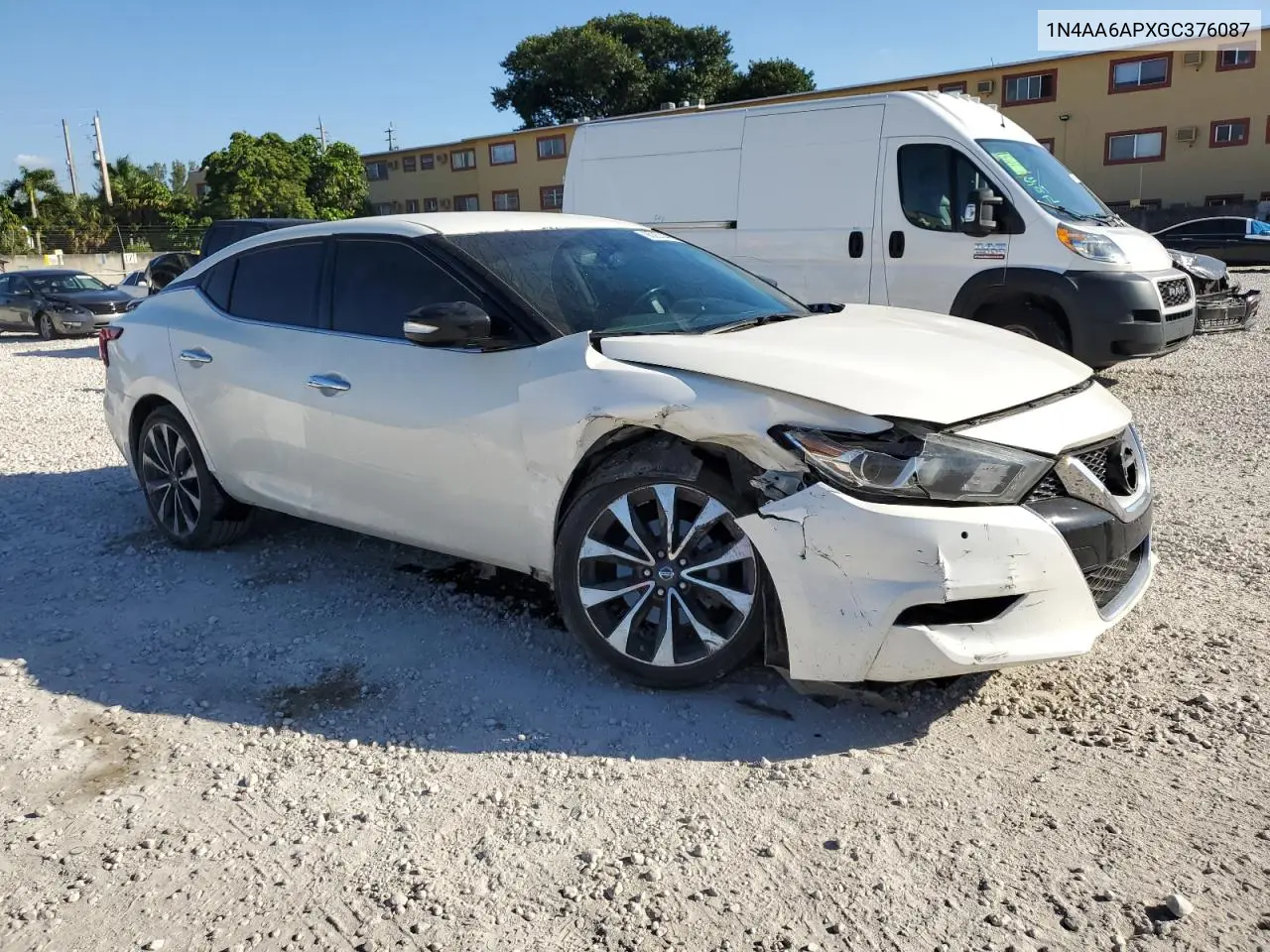 1N4AA6APXGC376087 2016 Nissan Maxima 3.5 Sr