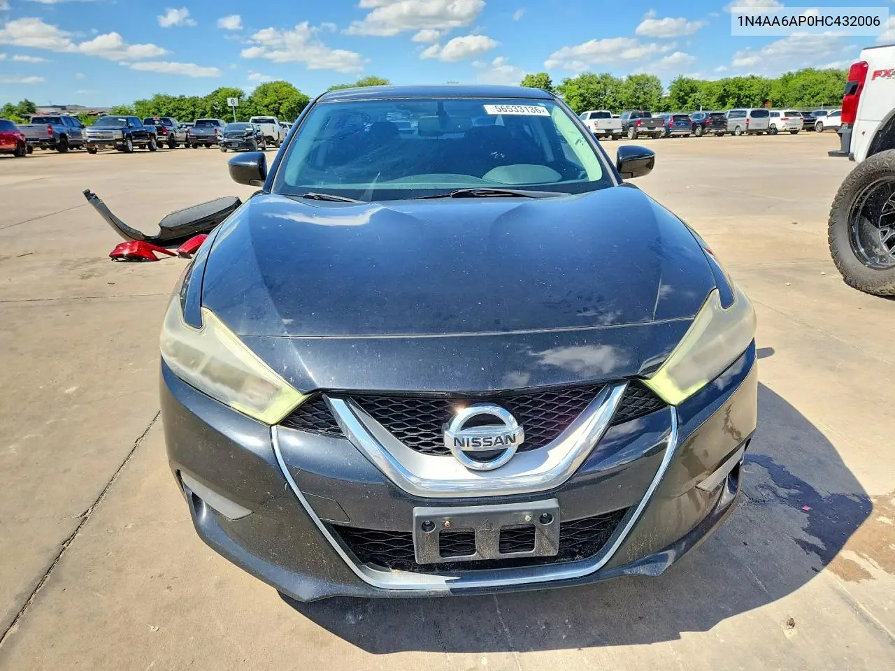2017 Nissan Maxima VIN: 1N4AA6AP0HC432006 Lot: 56533136