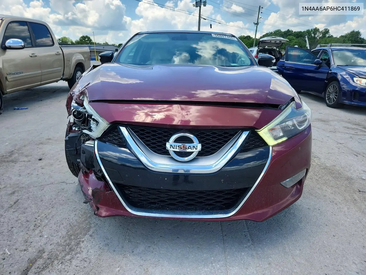2017 Nissan Maxima Platinum VIN: 1N4AA6AP6HC411869 Lot: 56807466