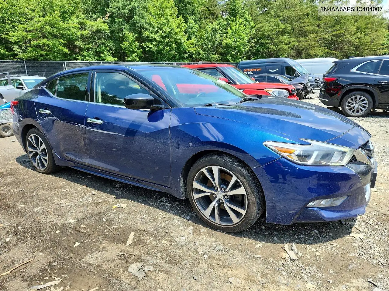 1N4AA6AP5HC404007 2017 Nissan Maxima 3.5 S