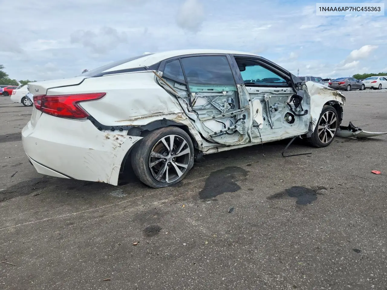 2017 Nissan Maxima 3.5 Sv VIN: 1N4AA6AP7HC455363 Lot: 57239696