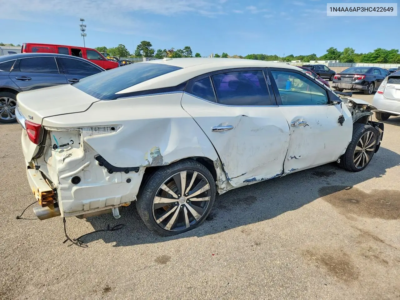 2017 Nissan Maxima 3.5 Sv VIN: 1N4AA6AP3HC422649 Lot: 60172876