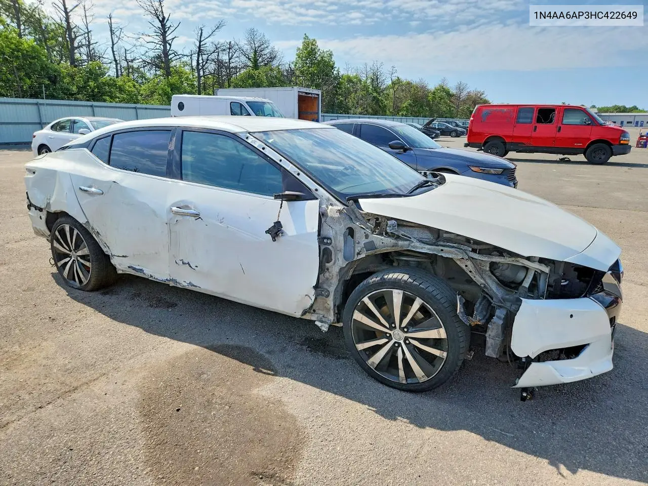 2017 Nissan Maxima 3.5 Sv VIN: 1N4AA6AP3HC422649 Lot: 60172876