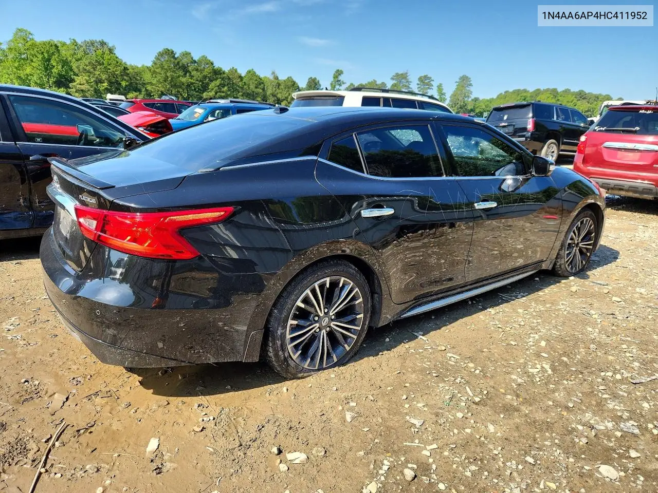 2017 Nissan Maxima Platinum VIN: 1N4AA6AP4HC411952 Lot: 60308606