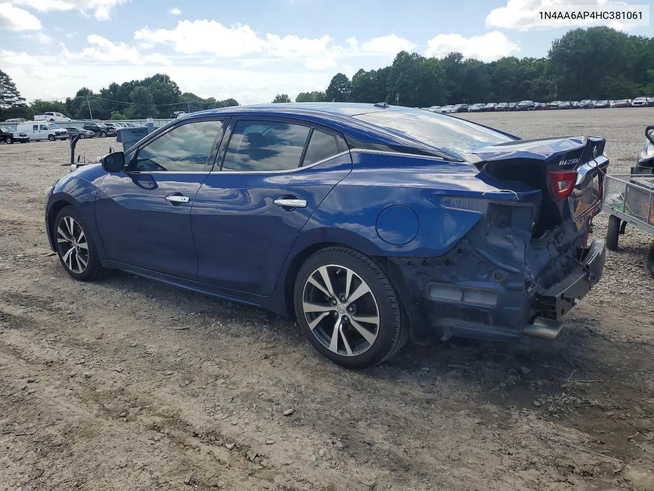 2017 Nissan Maxima 3.5 S VIN: 1N4AA6AP4HC381061 Lot: 60424846