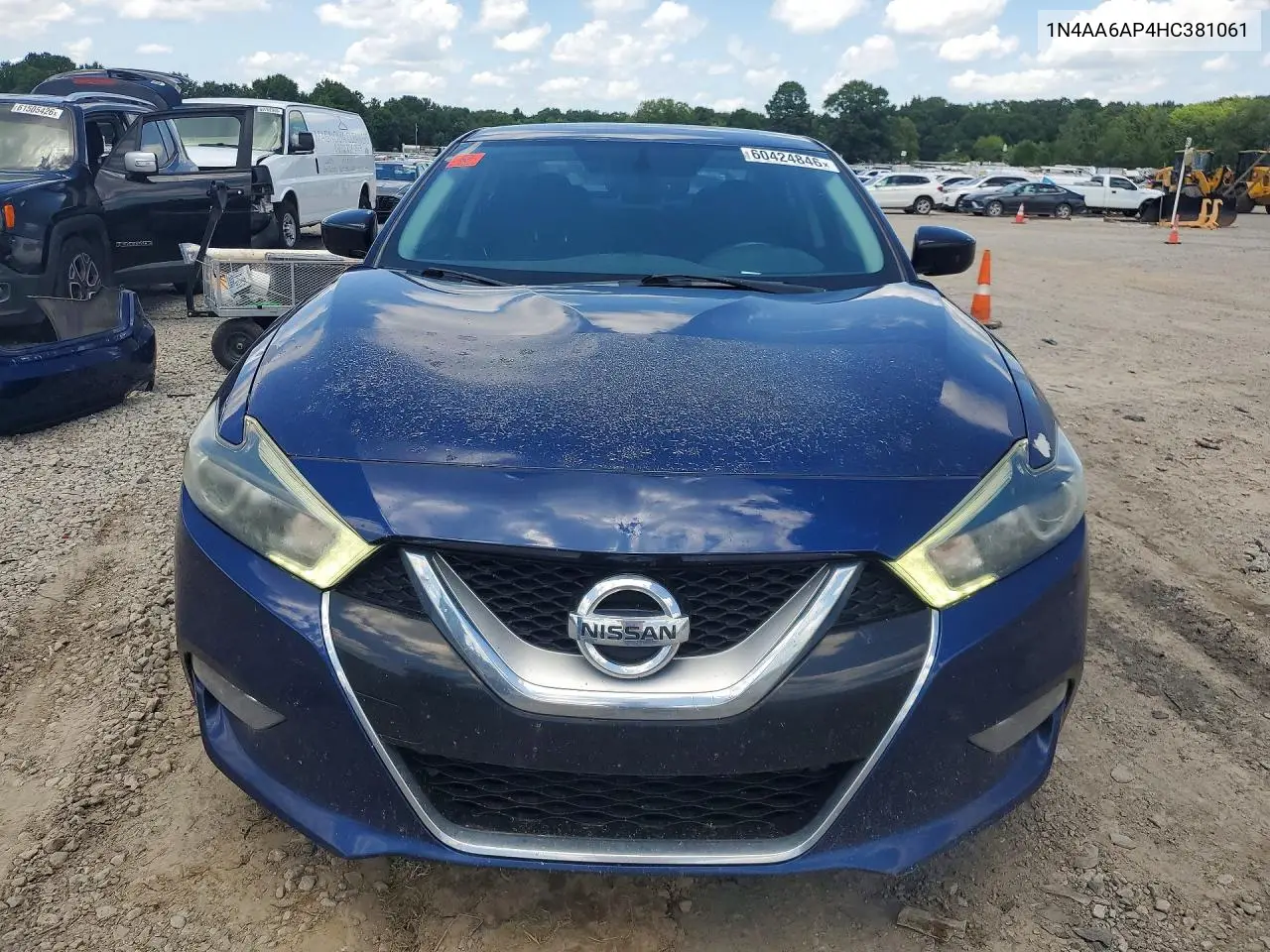2017 Nissan Maxima 3.5 S VIN: 1N4AA6AP4HC381061 Lot: 60424846