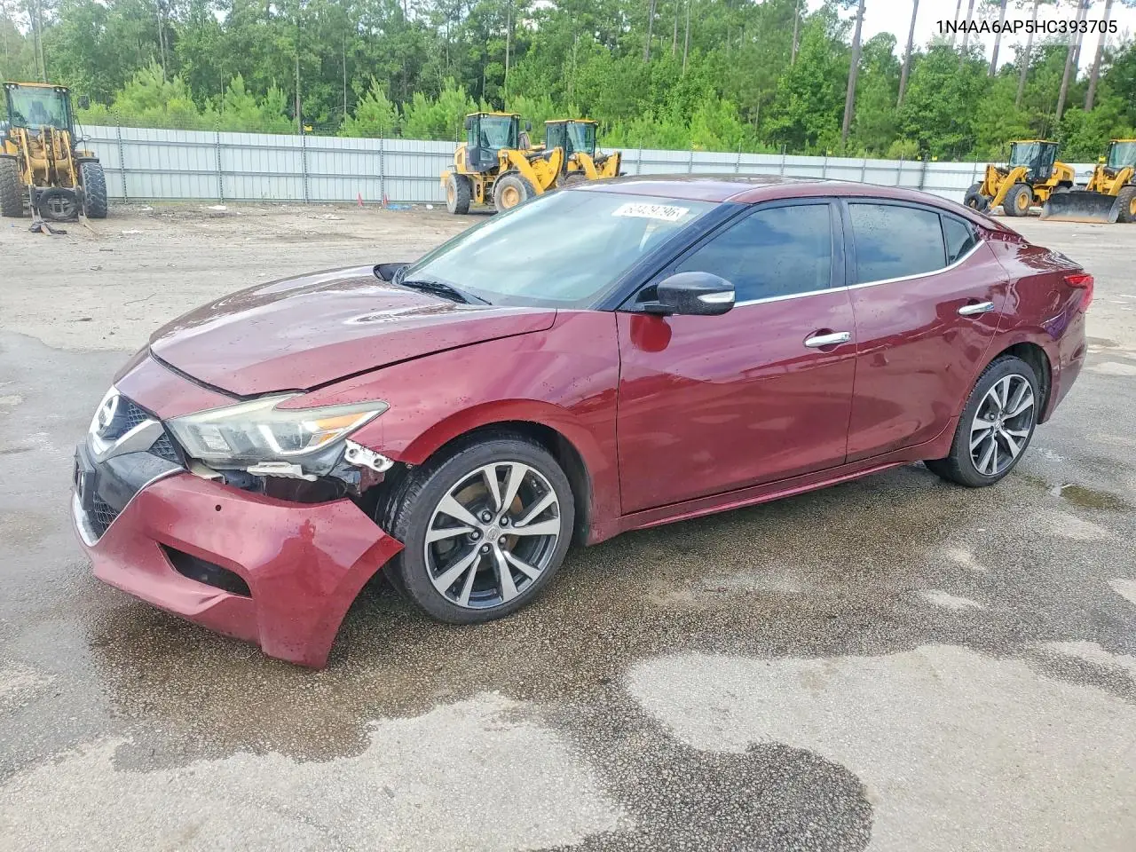 2017 Nissan Maxima 3.5 Sv VIN: 1N4AA6AP5HC393705 Lot: 60429796