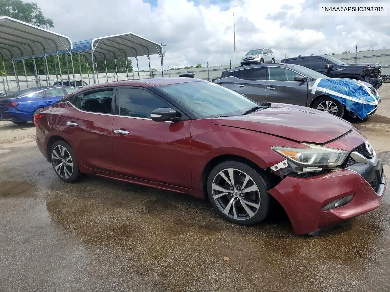 2017 Nissan Maxima 3.5 Sv VIN: 1N4AA6AP5HC393705 Lot: 60429796