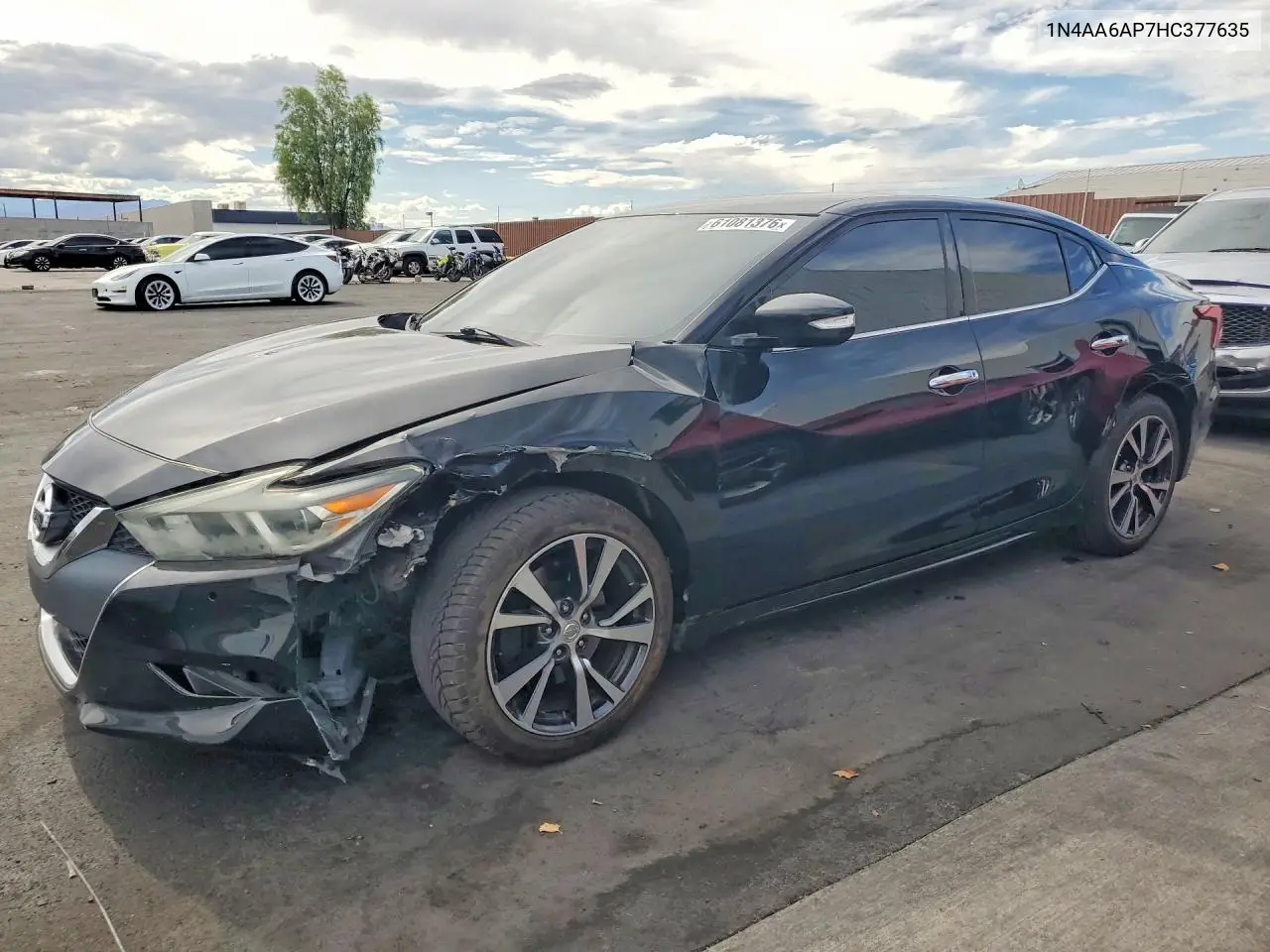 2017 Nissan Maxima 3.5 Sv VIN: 1N4AA6AP7HC377635 Lot: 61081376