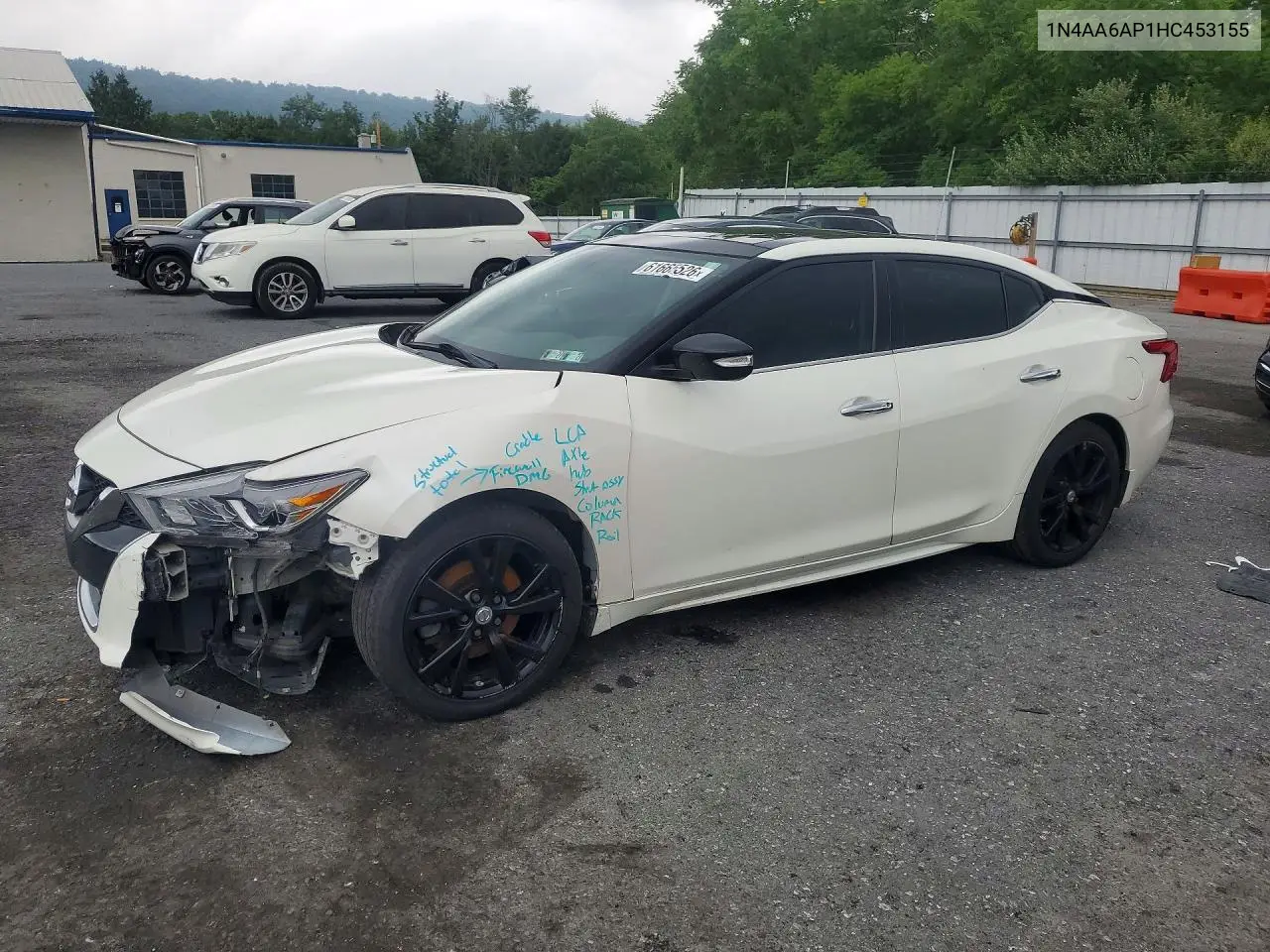 2017 Nissan Maxima 3.5 Sl VIN: 1N4AA6AP1HC453155 Lot: 61665526