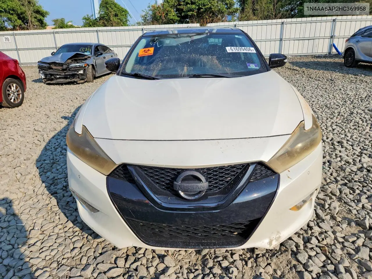 2017 Nissan Maxima 3.5 Sl VIN: 1N4AA6AP2HC369958 Lot: 61699406