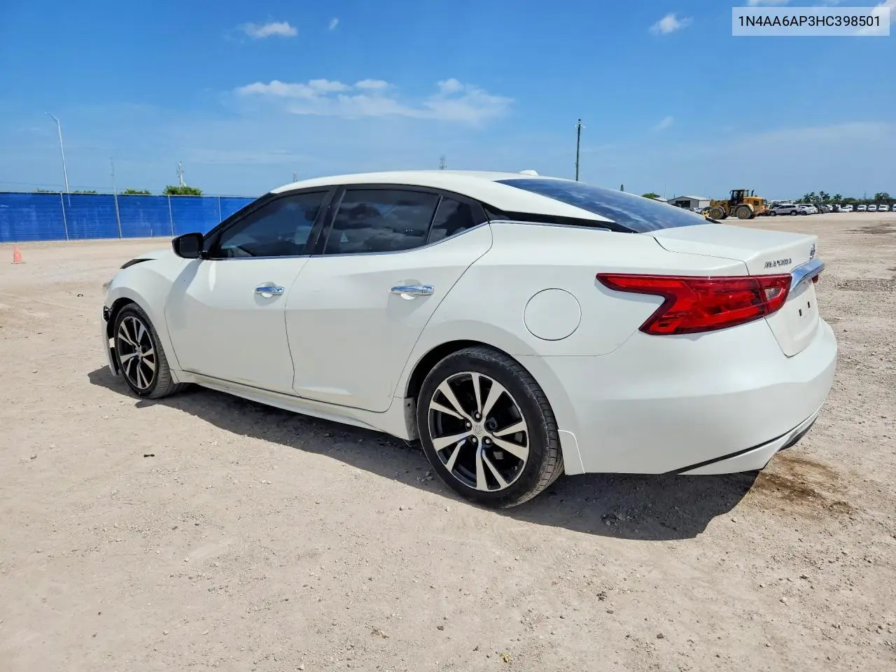 2017 Nissan Maxima 3.5 S VIN: 1N4AA6AP3HC398501 Lot: 61716346