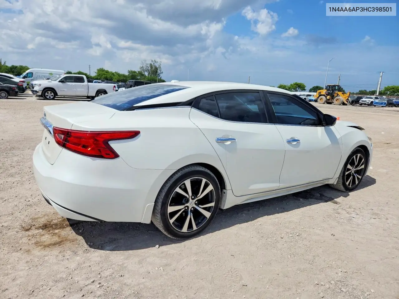 2017 Nissan Maxima 3.5 S VIN: 1N4AA6AP3HC398501 Lot: 61716346