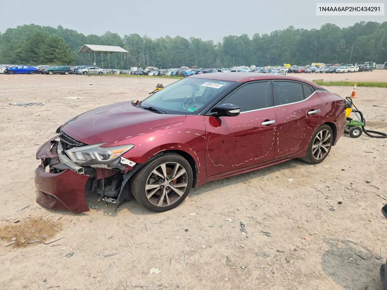 2017 Nissan Maxima 3.5 Sv VIN: 1N4AA6AP2HC434291 Lot: 85967315