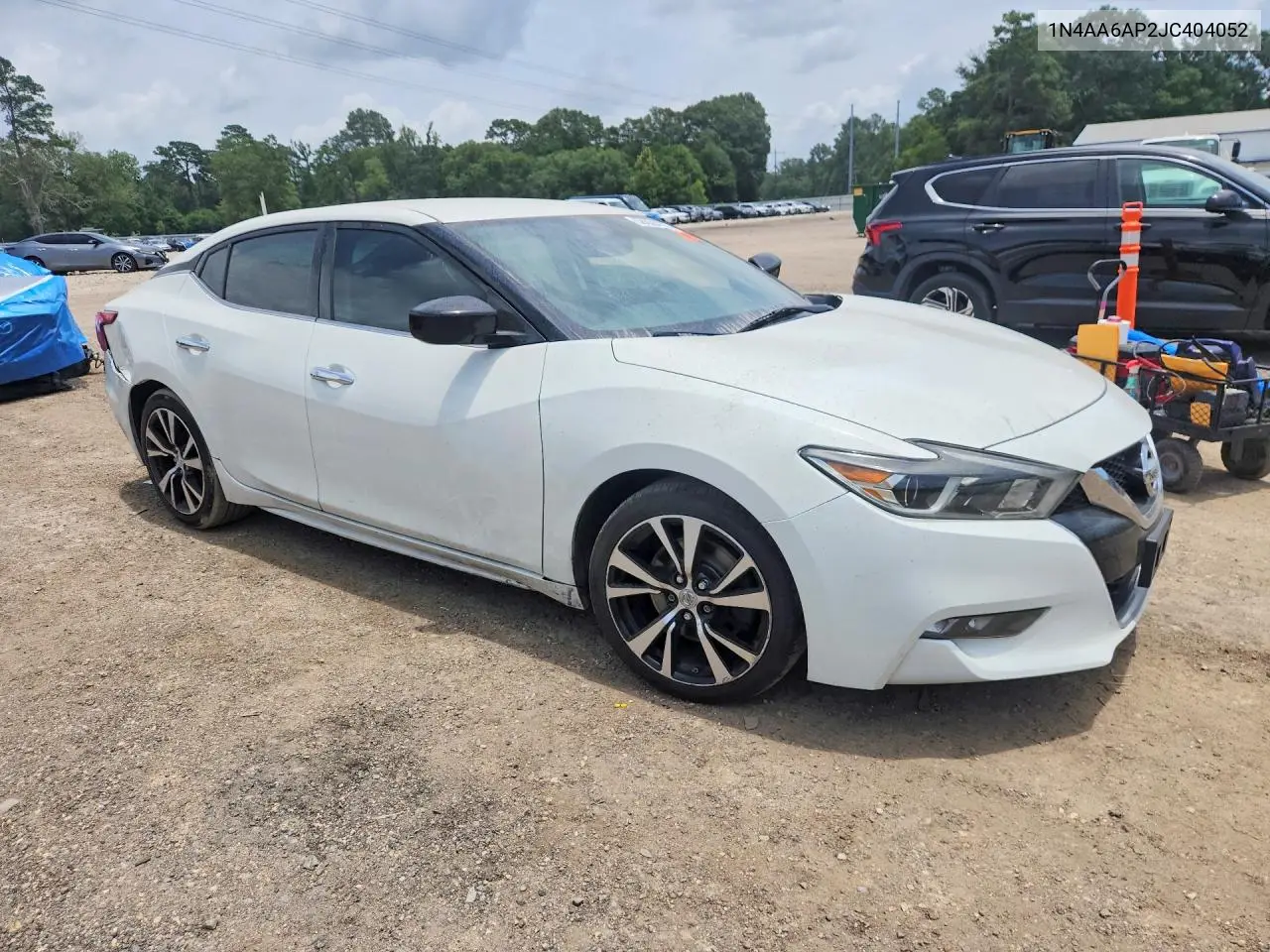 2018 Nissan Maxima 3.5 S VIN: 1N4AA6AP2JC404052 Lot: 58638416