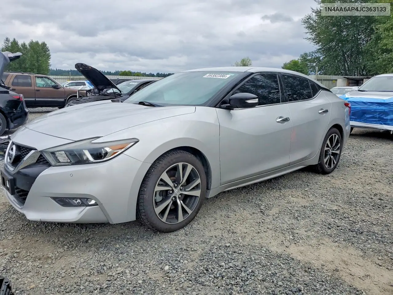 2018 Nissan Maxima 3.5 Sv VIN: 1N4AA6AP4JC363133 Lot: 59382386