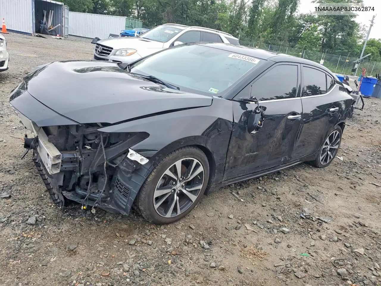 2018 Nissan Maxima 3.5 S VIN: 1N4AA6AP8JC362874 Lot: 60433386
