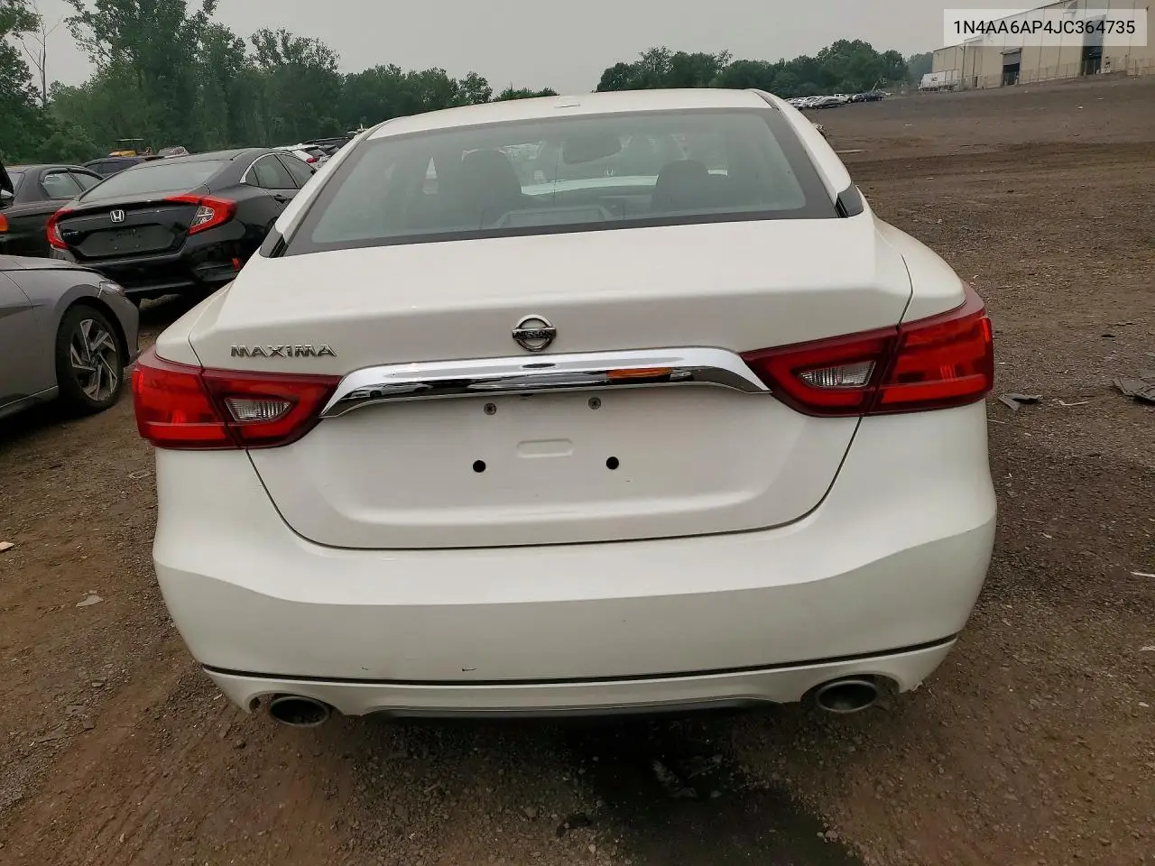 2018 Nissan Maxima 3.5 S VIN: 1N4AA6AP4JC364735 Lot: 60522386